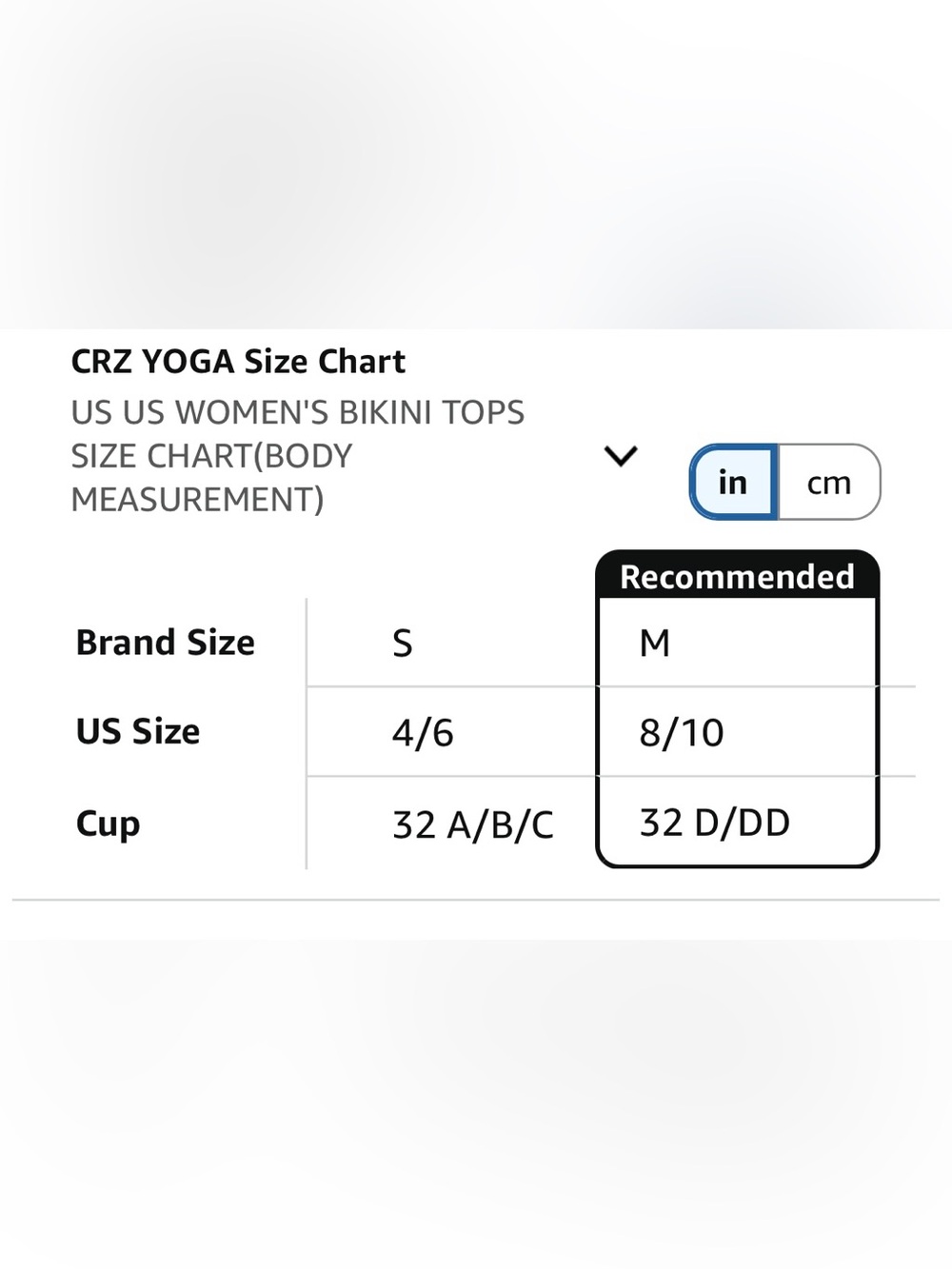 CRZ YOGA Racerback Crop Bikini Tops
Built-in Pads, A-D Cup High Neck Swim top - Picture 3 of 8